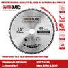 Saxton TCT Circular Fine Cutting Wood Saw Blade 255mm x