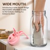 Mihlapi Glass Pitcher with Lid, 64 OZ Mason Jar Pitcher