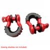 Riloer D Ring Shackle Insulator with Washers Trailer Shackle Shock