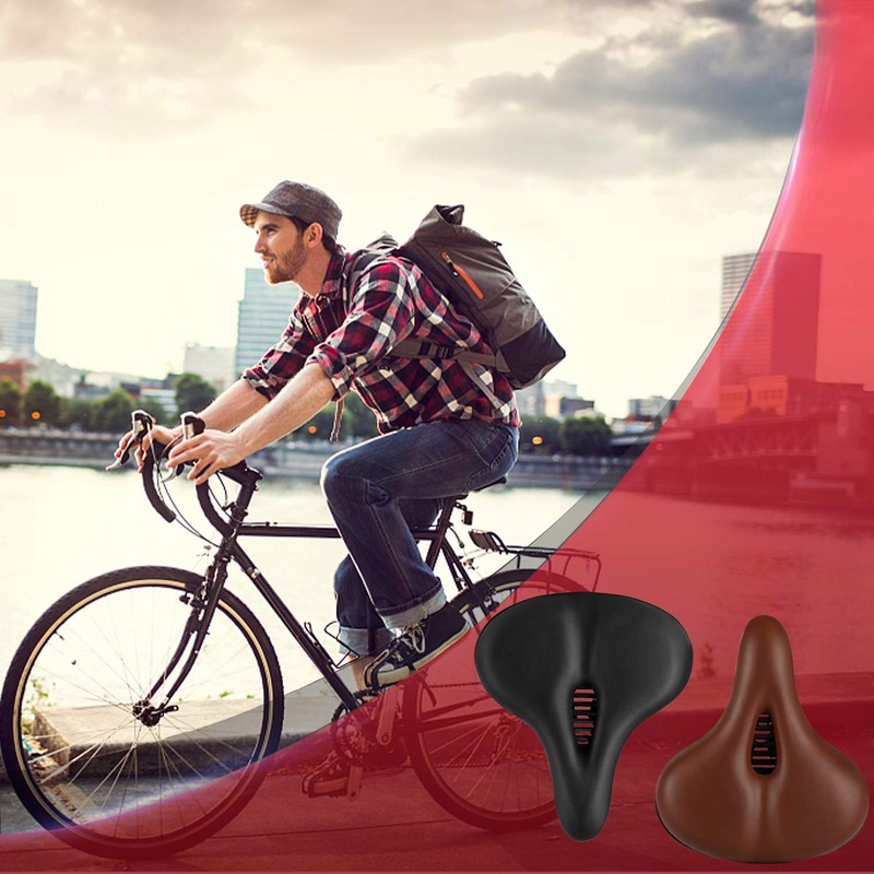 Comfortable Seat Cushion for Men Women with Dual Shock Absorbing