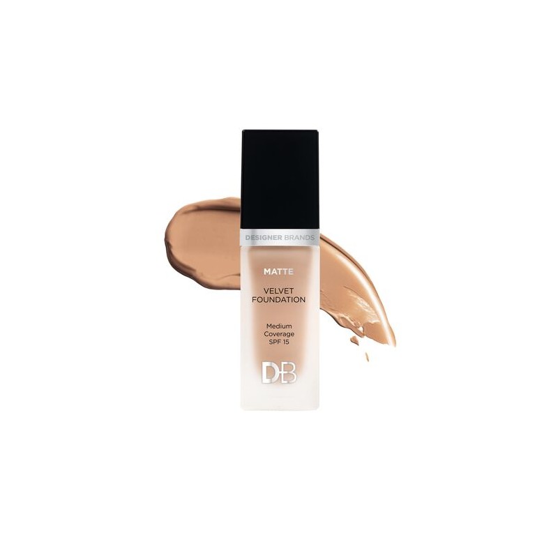 Designer Brands Matte Velvet Foundation Warm Honey