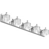 Ralbay Chrome Bathroom Vanity Light Fixtures 5 Lights Modern LED