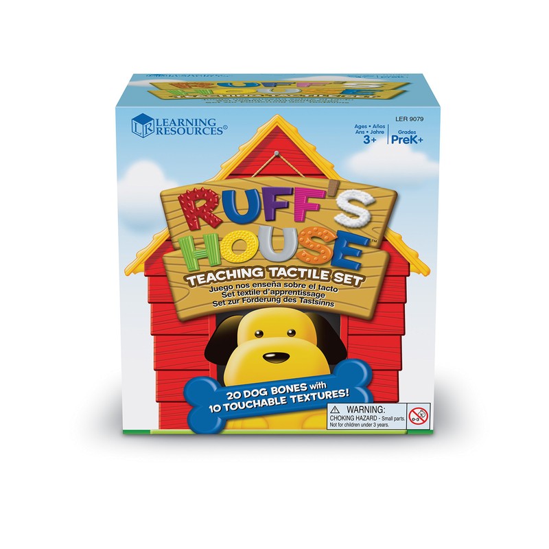 Learning Resources Ruff's House Teaching Tactile Set, Fine Motor Toy,