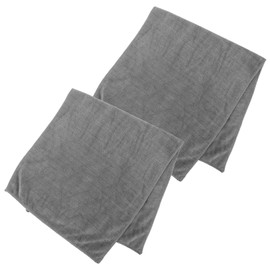 KOMBIUDA 2pcs Microfiber Gym Towels Absorbent Quick Dry Comfortable Workout Towels Hiking Camping Sports Skin-Friendly Material