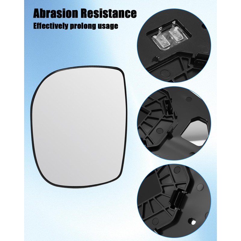 Passenger Side Mirror Glass Compatible with Subaru Crosstrek 2018 2019
