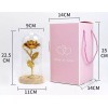BOSSCO Flor Rosa Eterna Boda Amor Navidad Luz Led Ideal