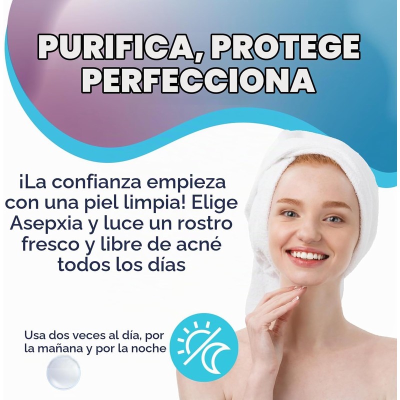 Asepxia Exfoliante Limpiador Exfoliante Bar Jabón 4 oz, Paquete con