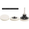 30 Pcs of 2" Commpressed Wool Fabric Qc Disc Polishing