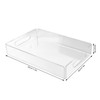 Acrylic Fruit Towel Tray Lightweight Breakfast Cheese Serving Tray with