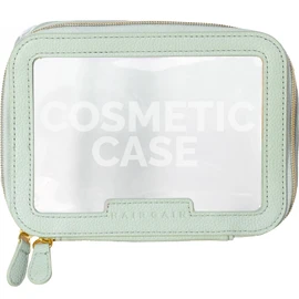 Hair Gain Cosmetics Bag - Travel Makeup Bag, Vanity Case, Large Cosmetic Bag for Beauty & Makeup, Portable Waterproof Case Organizer for Women, Girls - Gift for Traveling (Mint Green)