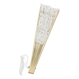 VON LILIENFELD Lace Fan Carmen, white