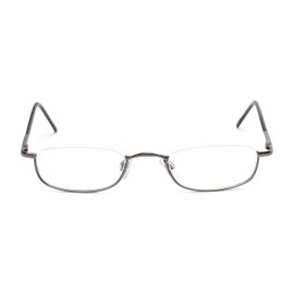 Readers.com Reading Glasses: The Magnum Reader, Metal Rectangle Style for Men and Women