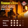 Firemans Brew Light Roast Coffee – Bold & Robust Ground