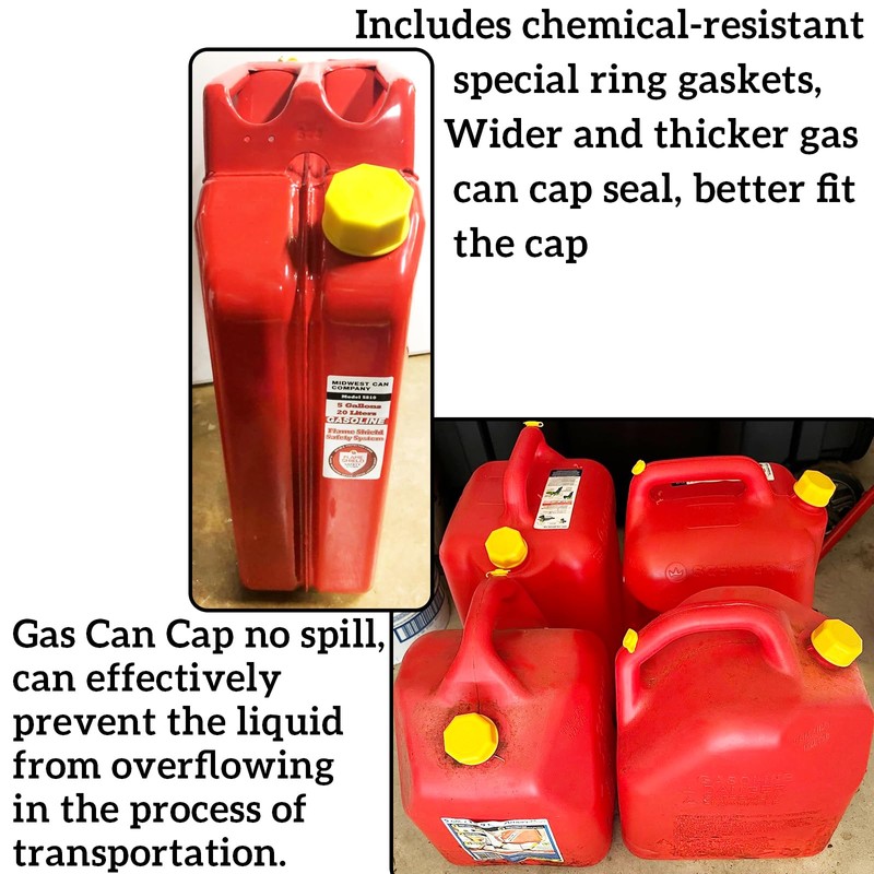 Thickened Gas Can Caps For 5 gallon and 3,2,1 gallon