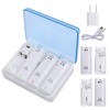Upgraded Wii Remote Battery Charger Station, Covanm 4 Port Wii