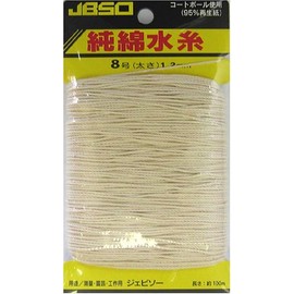 JBSO Pure Cotton Water Yarn Card w/Spool 100 m 8 # # # #