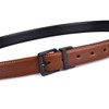 Beltox Men’s Belt Dress Casual Reversible Leather 1.1” w Roller