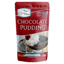 Mom's Place Gluten Free & Dairy Free Creamy Chocolate Pudding Mix - Delicious & Versatile Dessert for Pies, Trifles, and More - Easy to Make