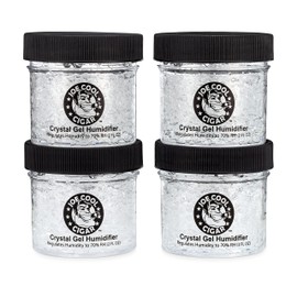 Joe Cool Cigar Crystal Gel Humidifier for Cigar Humidors (2 oz Jars) - 4 Pack