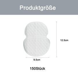150Stück Schweißpads Achseln Armpit Sweat Pads, Komfortabel Antitranspirant Gegen Schweißflecken für Damen und Herren