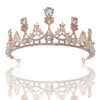 Princess Crystal Tiara Crown For Women Girls Headpieces For Wedding