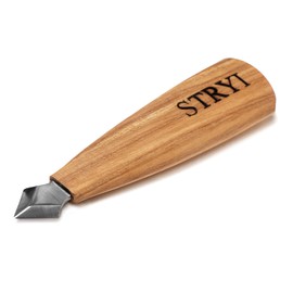 Stryi Wood Marking Knife, Double Bevel Marking Knife, Hardened Blade Carbon Stell, Woodworking Woodcarving Tool K7026