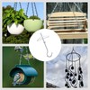 HARSKIYER 4pcs 4'' / 100mm Swag Hooks for Ceiling Hanging,
