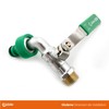Calido Tap, 1/2 Inch Ball Valve with Garden Hose Coupling,