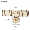 Collapsible Cat Tunnel – Fun Polyester+Steel Wire Cat Tunnel Tube,