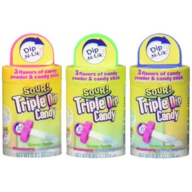 Koko's Confectionery & Novelty Sour Triple Dip Candy, 12 per Box