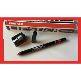 Lipstick Queen LIP LINER Pencil Long Lasting FIRE RED Bright Red .04 oz NEW BOX!
