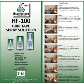 BRAMPTON TECHNOLOGY, LTD. HF100 Golf Grip Solvent – Non-Toxic and Non-Flammable (32 oz Sprayer)