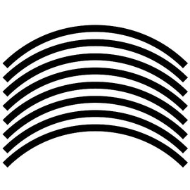 Solid Color Rim Protector Decals Senge Graphics