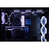 EZDIY-FAB 120mm PWM White LED Ring Fan,White LED PWM Case