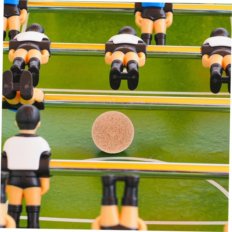 Kisangel 3pcs Regulation Foosball Balls Cork Balls for Enhanced Playing