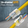 GTZ Conectores Pass Through RJ45 Cat6 - Paquete de 50
