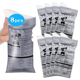 PHIEZC Disposable Urine Bag, 700ml Portable Urine Bag for Camping Travel Car Traffic Jam Outdoor Emergency Toilets Portable Pee Urinal Vomit Bag with Gel for Men Women Children