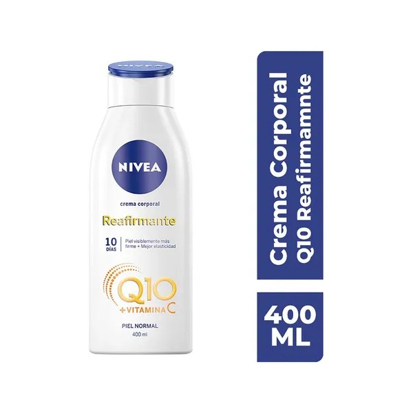 Crema corporal Nivea Q10 Reafirmante Y Humectante 400ml