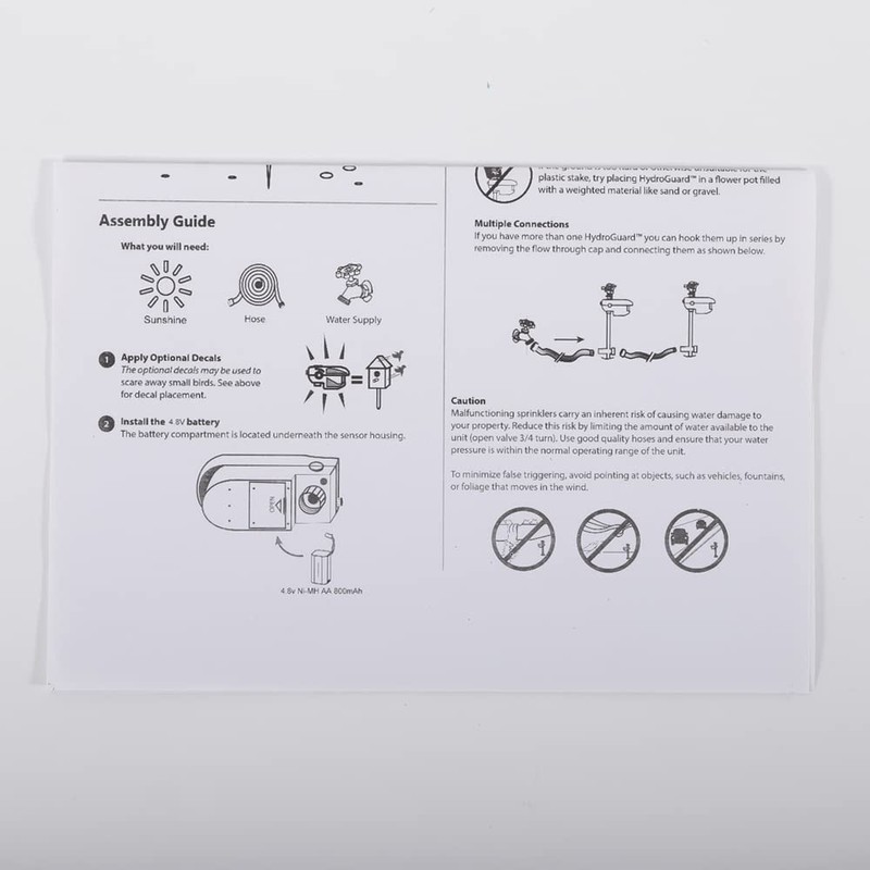 AngelcityCC Solar Sprinkler Garden Solar Motion Activated Animal Sensor Outdoor