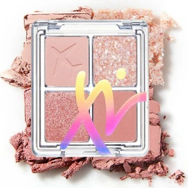 IBIM Eye Palette, Eyeshadow, Glitter, Compact (01 Rose Emotion)