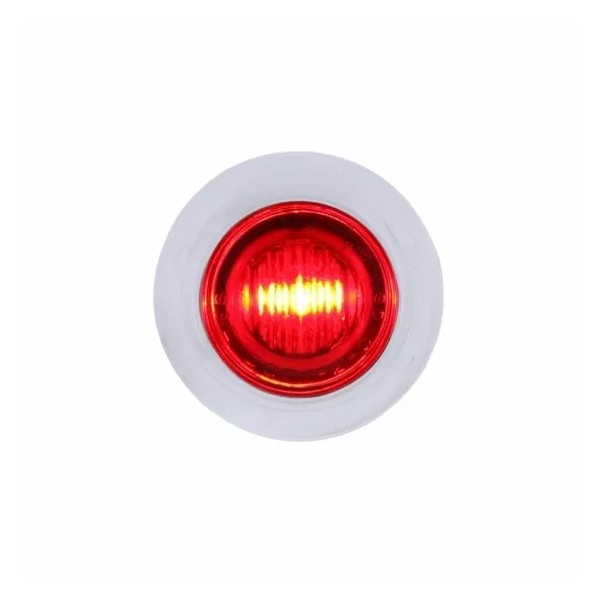 GCC 1 1/8" 3 LED Dual Function Mini Red LED