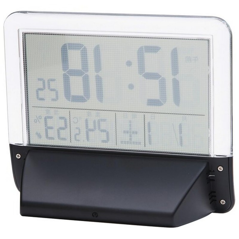 NITORI 8172782 Radio Digital Table Clock 001LT Black
