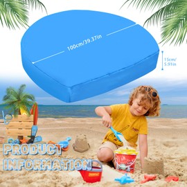 ELNLE Sandpit Cover Tarpaulin Sandpit Shell 100 cm x 15 cm Sandpit Cover Waterproof Sandpit Tarpaulin for Sand Shell Water Shells
