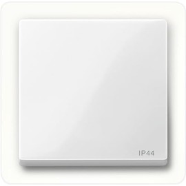 Merten 432019 Rocker IP44, polar white glossy, System M