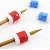 4Pcs 2 Sizes Red and Blue Knit Row Counter,Replacement Reusable