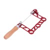 Mini Woodworking Hand Saw, Aluminum Alloy Body + Log Handle