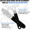2pcs Rotor Truing Fork,Bicycle Disk Brake Rotor Alignment Tool Gap