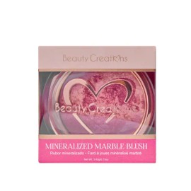 Beauty Creations - Rubor Mineral Compacto Marmoleado, Acabado Radiante, Textura Sedosa Y Color Modulable - Melon Melody