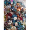 assorted 25 Pcs Large beads Crystal Bead Lot Faceted Transparent