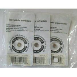 FOYO SHOES CROCS HAPPY FACE BUTTON CHARM PIN - SET OF 3 - NEW